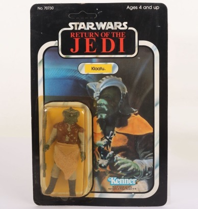 Vintage Star Wars Return of the Jedi Klaatu Unpunched Action Figure Kenner.