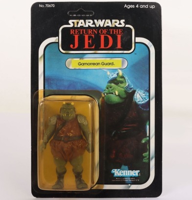 Vintage Star Wars Return of the Jedi Gamorrean Guard Unpunched Action Figure Kenner.