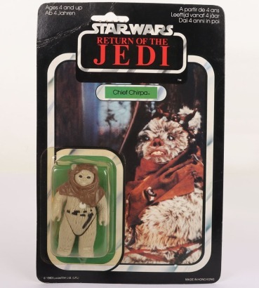 Vintage Star Wars Return of the Jedi Chief Chirpa Action Figure Palitoy.