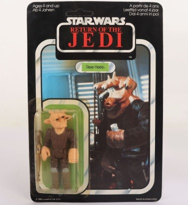 Vintage Star Wars Return of the Jedi Ree Yees Action Figure Palitoy.