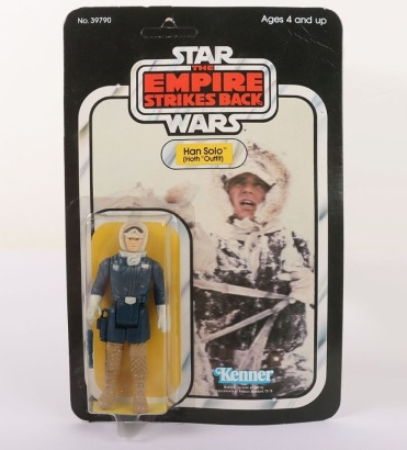 Vintage Kenner Star Wars The Empire Strikes Back Han Solo Hoth Outfit Vintage Unpunched Action Figure.