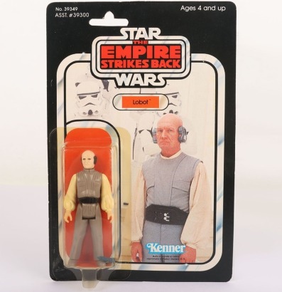 Vintage Star Wars The Empire Strikes Back Lobot Action Figure Kenner.