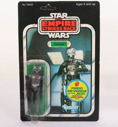 Vintage Star Wars The Empire Strikes Back Zuckuss Unpunched Action Figure Kenner.