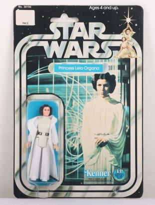 Scarce Vintage Star Wars Princess Leia Organa Original Carded Moc Action Figure Kenner.