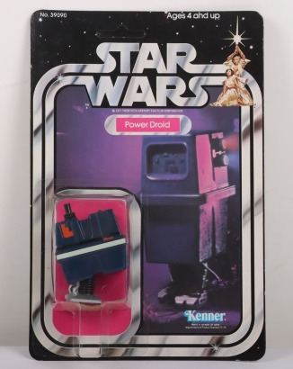 Vintage Star Wars Power Droid Original Unpunched Action Figure Kenner.