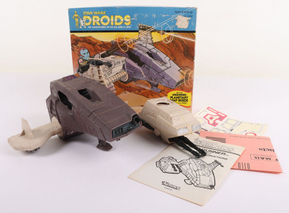 Scarce Vintage Star Wars Droids Cartoon Side Gunner Vehicle Boxed Kenner.