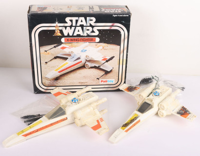 Two Vintage Star Wars X-Wing Fighter Palitoy Vehicles.