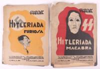 Publications "Hiteriada Furiosa" & "Hitleriada Macabra" Very Powerful Coloured Images of the Bestiality of Hitler and his Henchmen