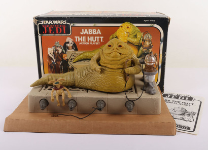 Vintage Star Wars Return of the Jedi Jabba the Hutt Playset Kenner boxed.