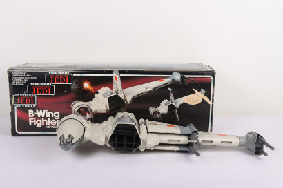 Vintage Star Wars Return of the Jedi B-Wing Fighter Palitoy boxed.