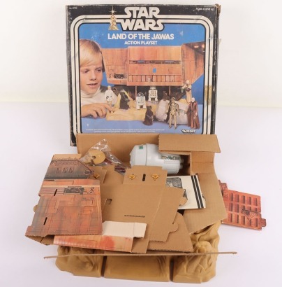 Vintage Star Wars Land of the Jawas Action Playset Kenner boxed.