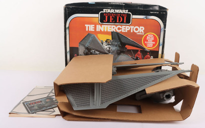 Vintage Star Wars Return of the Jedi Tie Interceptor Vehicle Boxed Kenner.