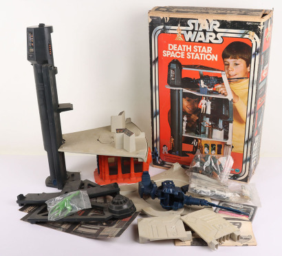 Vintage Star Wars Death Star Space Station Boxed Kenner.