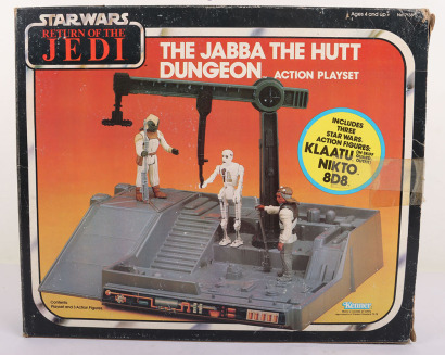 Vintage Star Wars Return of the Jedi The Jabba The Hutt Dungeon Action Playset Boxed Kenner.