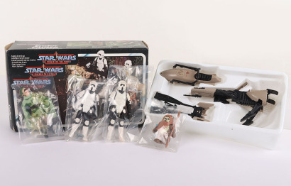 Scarce Vintage Star Wars The Power of the Force Endor Chase Complete Playback Vehicle Boxed.