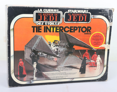 Vintage Star Wars Return of the Jedi Meccano Tie Interceptor Vehicle Empty Box,