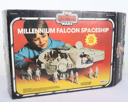 Vintage Star Wars The Empire Strikes Back Palitoy Millennium Falcon Vehicle Empty Box,