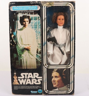 Vintage Star Wars 12 inch Princess Leia Organa Action Figure Doll Boxed Kenner.