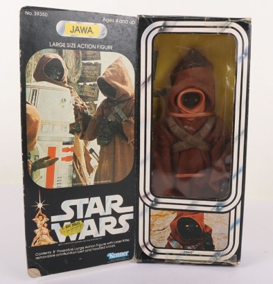 Vintage Star Wars 12 inch Jawa Action Figure Doll Boxed Kenner.