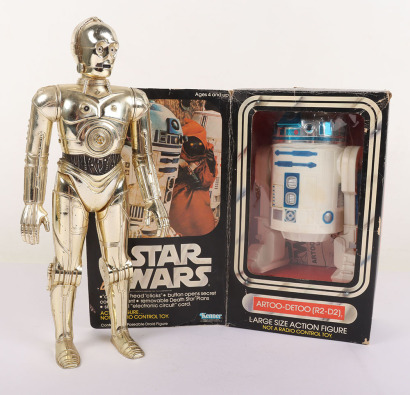 Vintage Star Wars 12 Artoo-Detoo (R2-D2) Action Figure Doll Boxed Kenner.