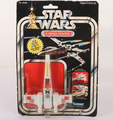 Kenner Star Wars Vintage X-Wing Fighter Diecast Vehicle carded moc.