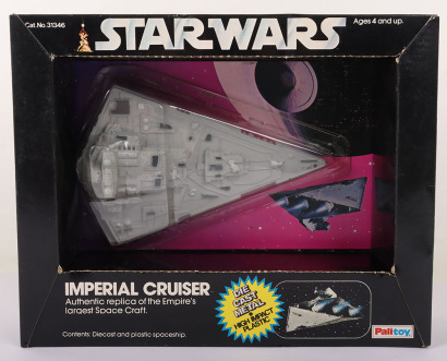 Palitoy Star Wars Vintage Imperial Cruiser Diecast Vehicle in Original Packaging.