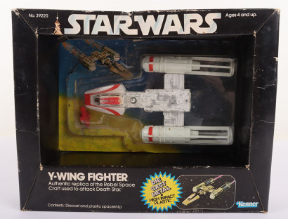 Kenner Star Wars Vintage Y-Wing Fighter Diecast Vehicle in Original Packaging.