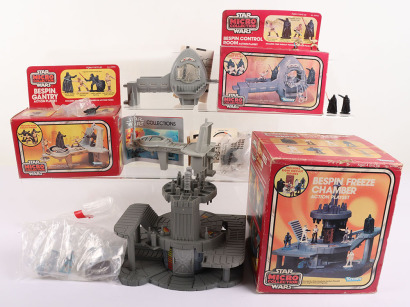 Three Vintage Star Wars Micro Collection Bespin Action Playsets.