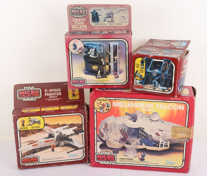 Four Vintage Star Wars Micro Collection Action Playsets.