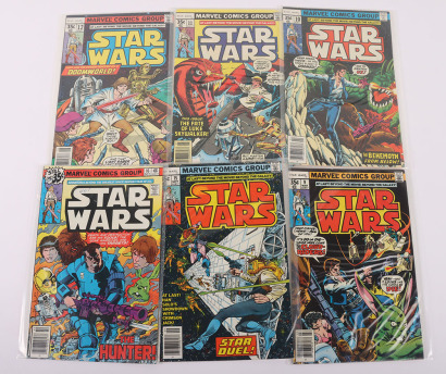 Twenty US Vintage Star Wars Marvel Comics.