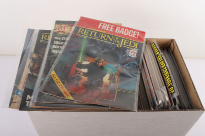 Vintage Star Wars Return of the Jedi Weekly UK Comics complete set.