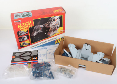 Vintage Action Force Triad Fighter Vehicle and Moondancer figure AF Palitoy boxed.