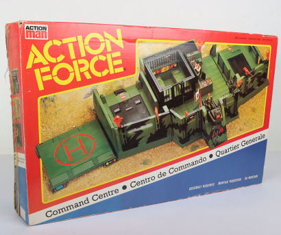 Scarce Vintage Action Force Z Force Headquarters Command Centre boxed Palitoy 1984.