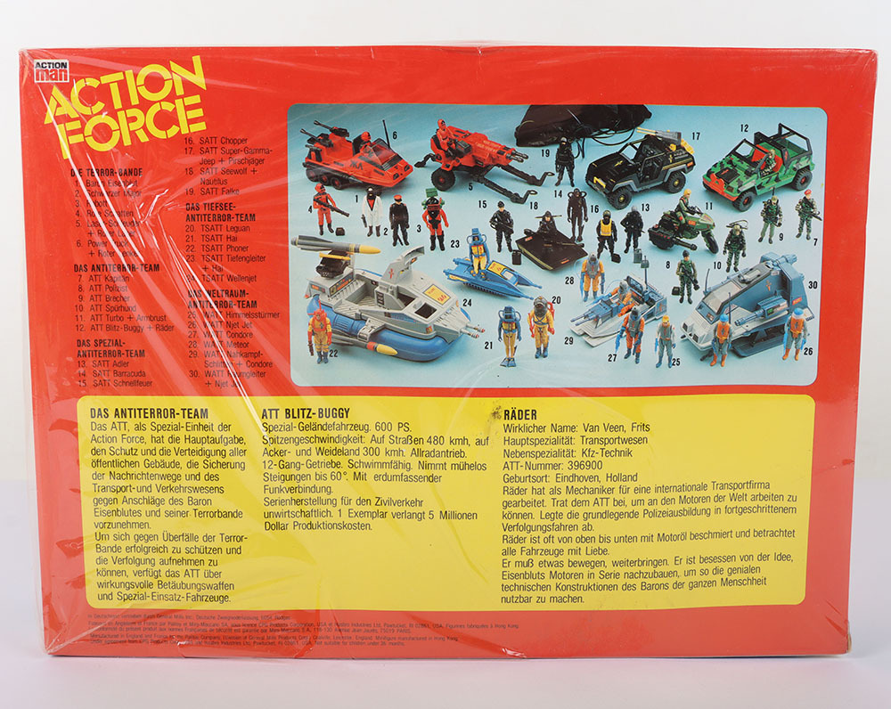 Vintage Action Force Z Force German Version ATT Blitz Buggy and Rader ...