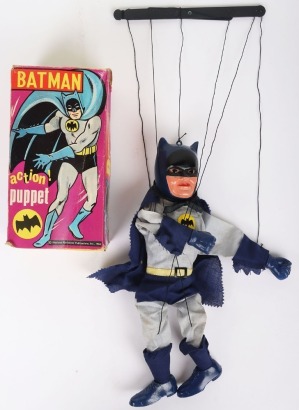 Scarce Vintage Batman String Puppet boxed National Periodical Publications Inc. 1966.