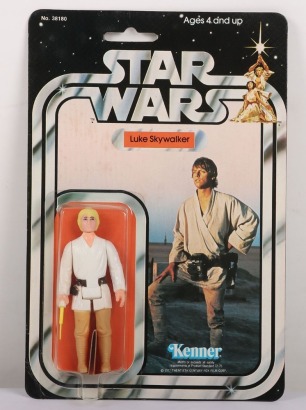 Vintage Star Wars Luke Skywalker Farmboy Action Figure Kenner.