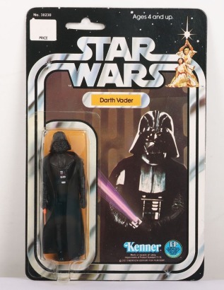 Vintage Star Wars Darth Vader Original Carded Moc Action Figure Kenner.