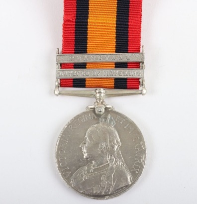 A Scarce 2 clasp Queens South Africa Medal for the Defence of Mafeking