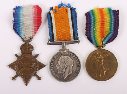 Great War 1914-15 Star Medal Trio to the Devonshire Regiment