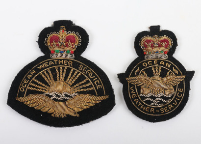 EIIR Royal Air Force Ocean Weather Service Headdress Badges