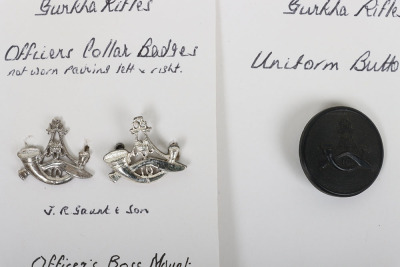 Grouping of 10th Princess Mary&rsquo;s Own Gurkha Rifles Badges - 2