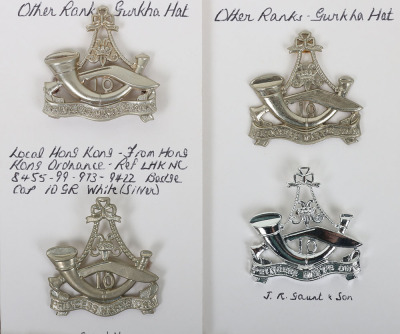 Grouping of 10th Princess Mary&rsquo;s Own Gurkha Rifles Badges - 4