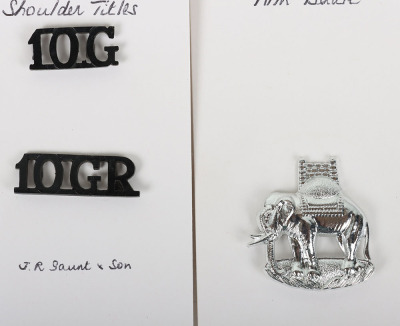 Grouping of 10th Princess Mary&rsquo;s Own Gurkha Rifles Badges - 6