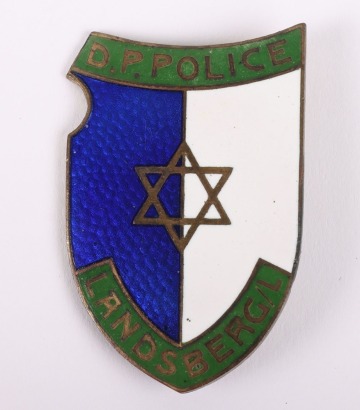 Rare 1945 Jewish Displaced Persons Police Badge