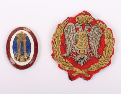 WW2 Yugoslavian Officers Cap Badge