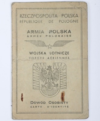 WW2 Polish Air Force Badges and Paperwork Archive of Famous Polish Zoologist and Professor Kajetan Ludwik Boratynski, Being Shot Down and Captured Until Liberation in 1945 - 7