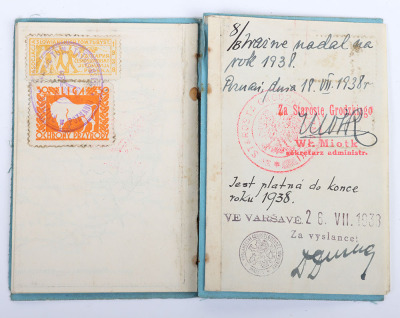 WW2 Polish Air Force Badges and Paperwork Archive of Famous Polish Zoologist and Professor Kajetan Ludwik Boratynski, Being Shot Down and Captured Until Liberation in 1945 - 23