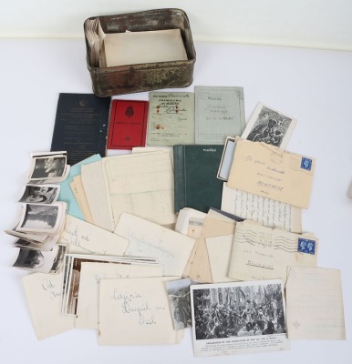WW2 Polish Air Force Badges and Paperwork Archive of Famous Polish Zoologist and Professor Kajetan Ludwik Boratynski, Being Shot Down and Captured Until Liberation in 1945 - 29