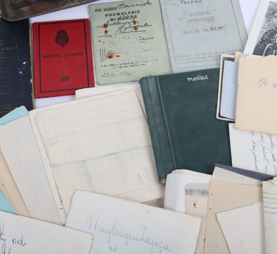 WW2 Polish Air Force Badges and Paperwork Archive of Famous Polish Zoologist and Professor Kajetan Ludwik Boratynski, Being Shot Down and Captured Until Liberation in 1945 - 30
