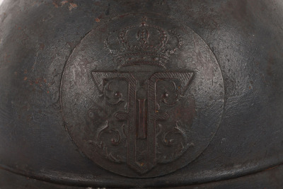 WW1 Romanian M-15 Adrian Pattern Steel Helmet - 3